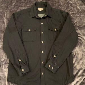 Duluth Trading men’s Fire Hose shirt jacket - blk